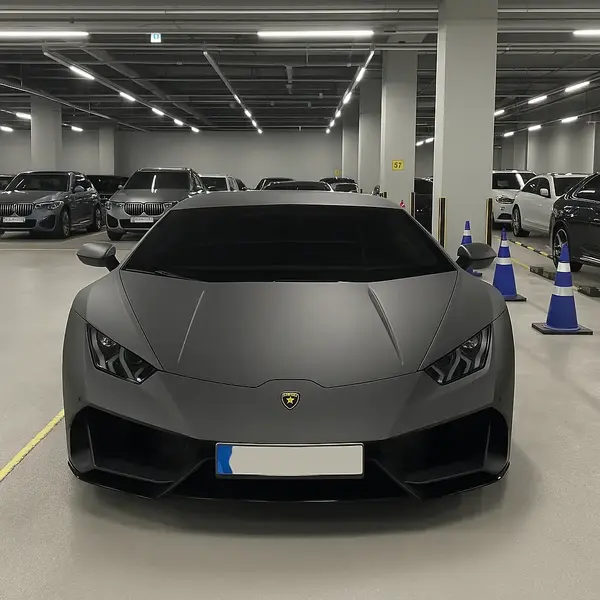 람보르기니 우라칸 에보 스파이더 사고대차, 렌트 차량 사진