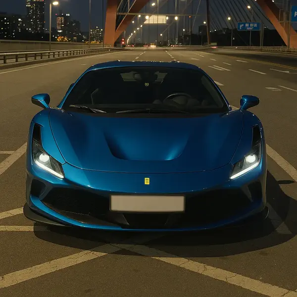 페라리 488 스파이더 사고대차, 렌트 차량 사진