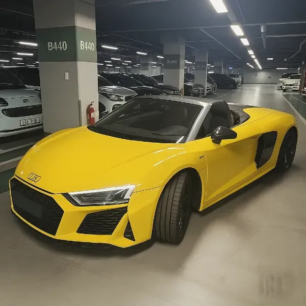 아우디 R8 스파이더 퍼포먼스 사고대차, 렌트 차량 사진